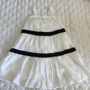 Brand new never worn white linen dress